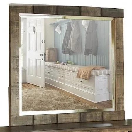 Rustic Dresser Mirror